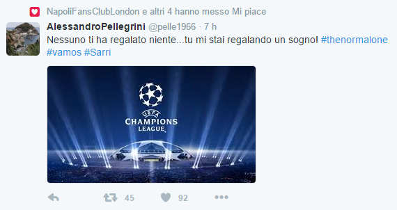 Tweet pellegrini