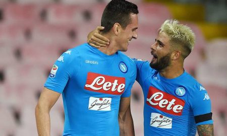 Insigne con Milik