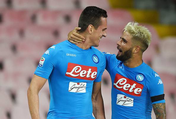 Insigne con Milik