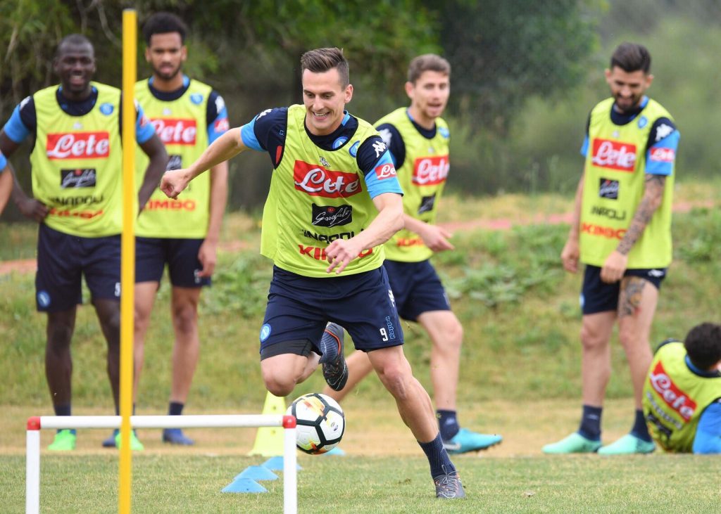 Allenamento pomeridiano per il Napoli 100x100 Napoli