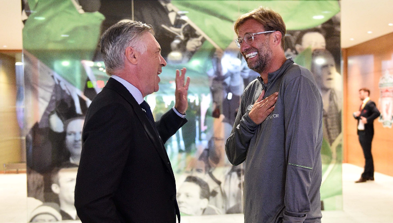 Napoli Liverpool Ancelotti Klopp