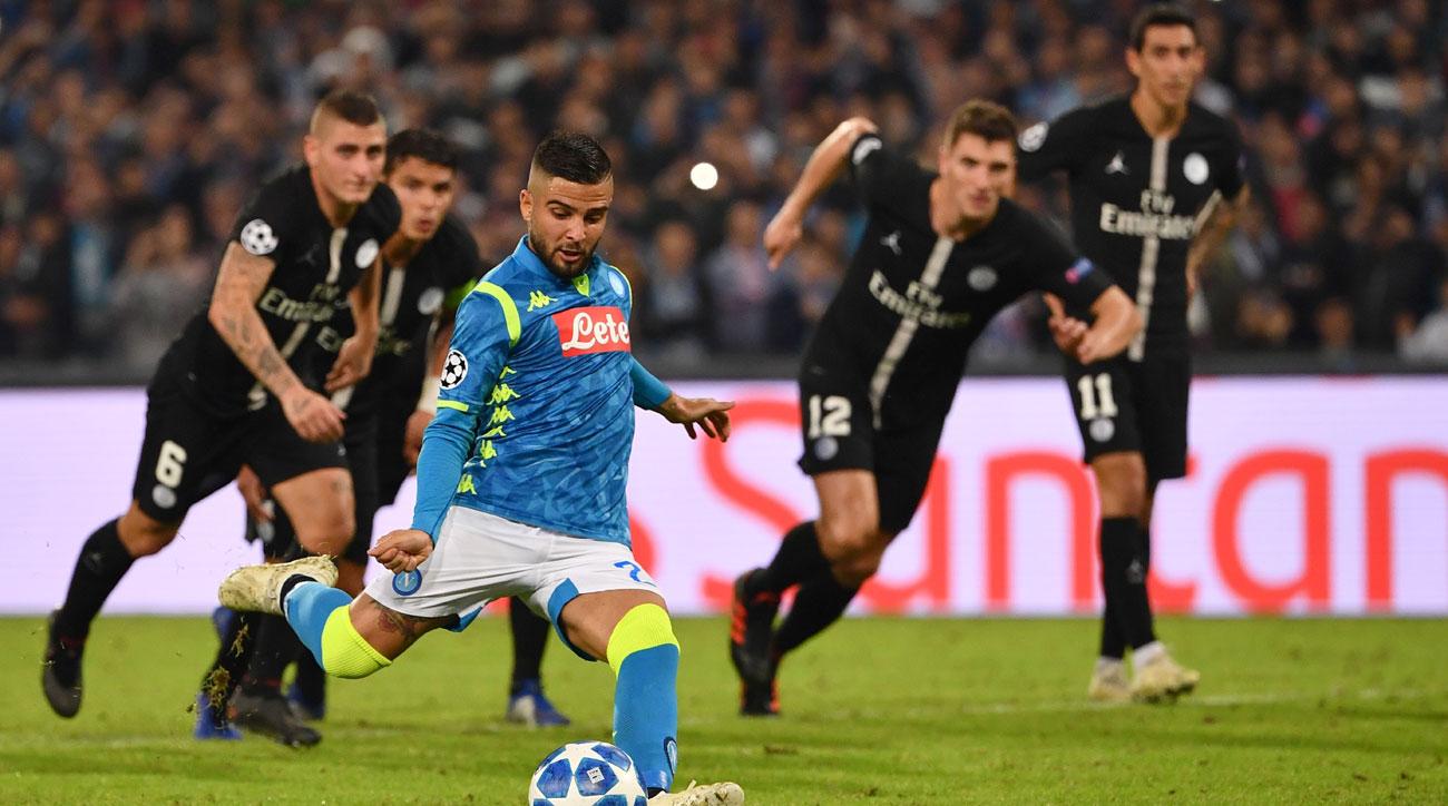 Insigne Napoli PSG