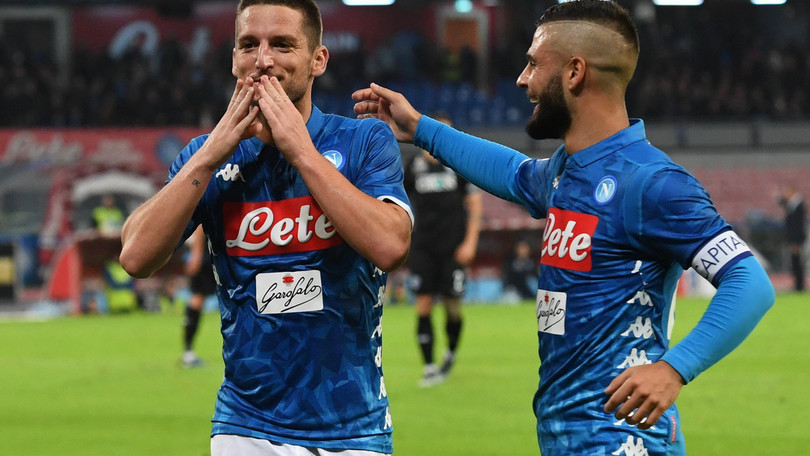 Napoli Mertens Insigne Ancelotti