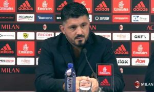 Gattuso Conferenza