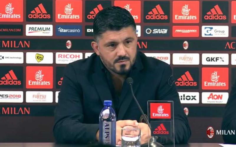 Gattuso Conferenza