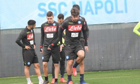 Allenamento Napoli