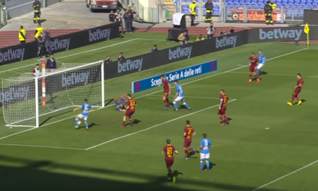 Mertens Gol alla Roma