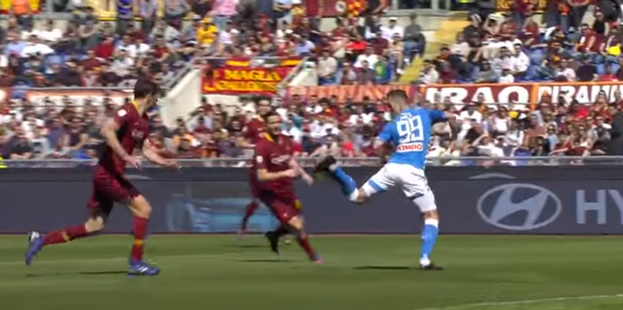 Milik Roma Napoli 1-4