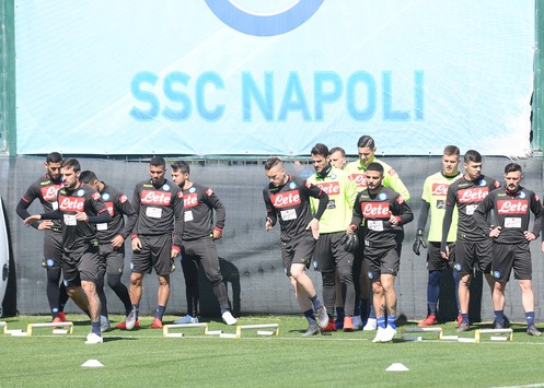 Allenamento Napoli