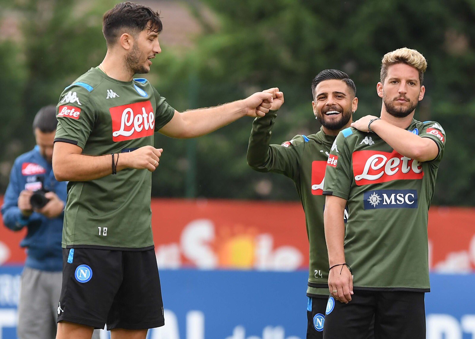 Insigne Mertens Napoli Dimaro