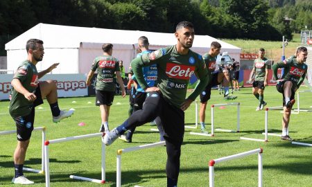 napoli allenamento dimaro ritiro