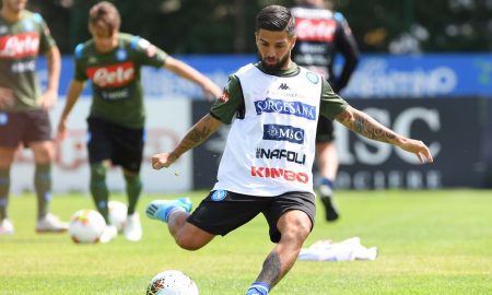 napoli insigne dimaro allenamento