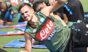 Napoli Allenamento Fabian Ruiz