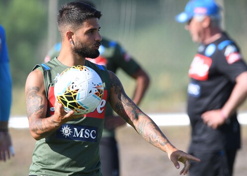 Napoli Allenamento Insigne Ancelotti