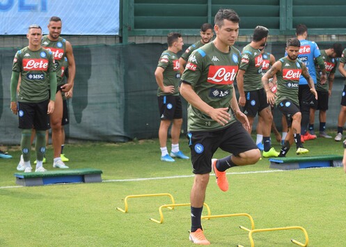 Napoli Milik Allenamento