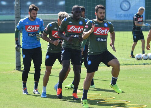 Napoli Allenamento Mattina Castel Volturno