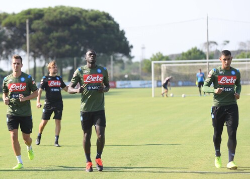 Napoli Allenamento Vigilia