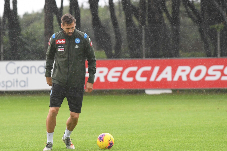 Llorente Allenamento Pioggia Foto