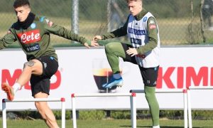 Napoli allenamento report