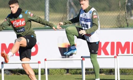 Napoli allenamento report