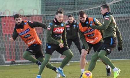 Napoli Allenamento report ufficiale