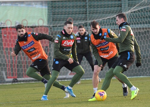 Napoli Allenamento report ufficiale