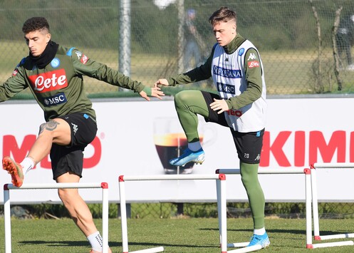 Napoli allenamento report