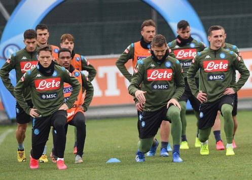 Napoli Report Allenamento