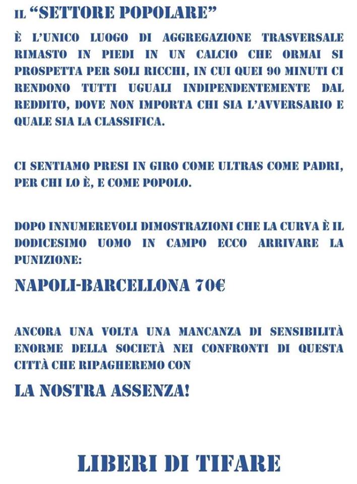 Curva B Volantino
