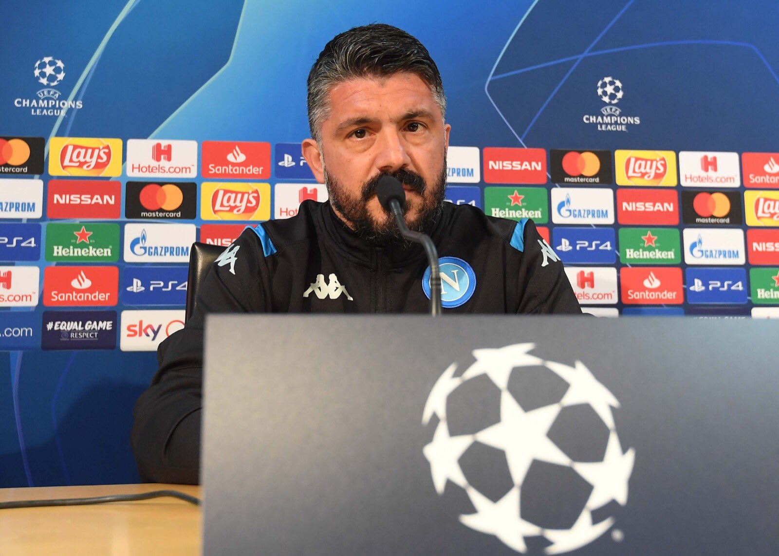 Gattuso UCL Conferenza