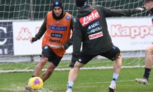 Napoli Allenamento Pioggia