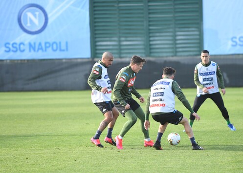 Napoli Allenamento Report Castel Volturno