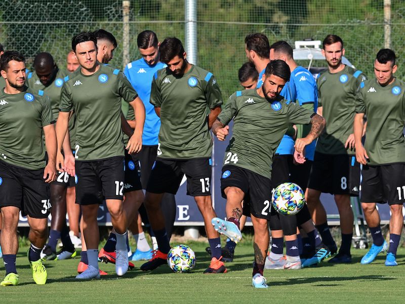 napoli allenamento allenamenti