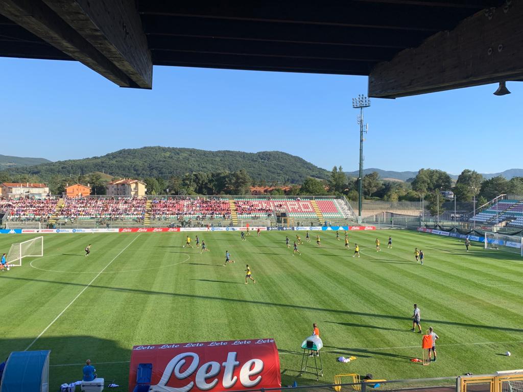 napoli ritiro partitella castel di sangro