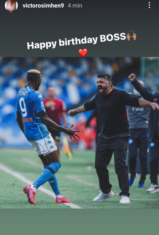 osimhen auguri gattuso