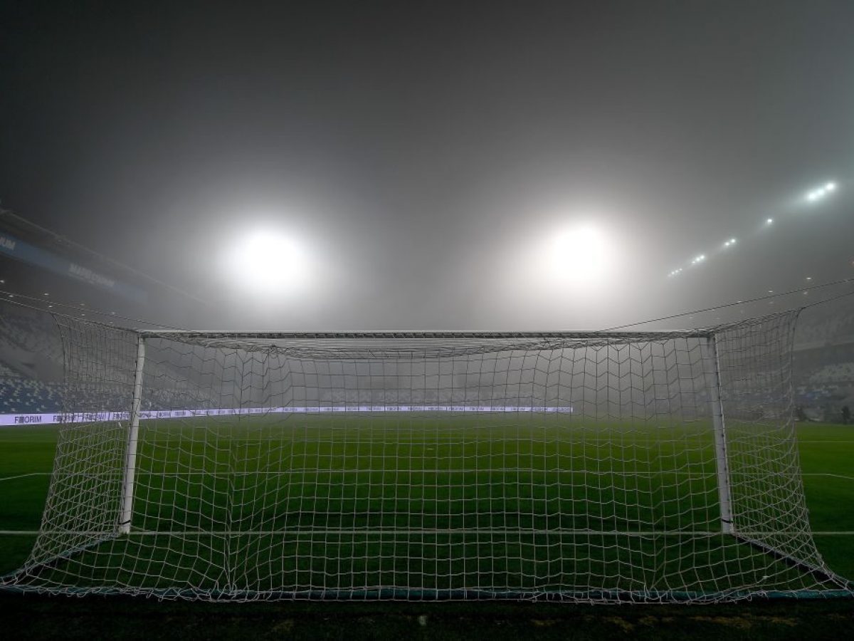 mapei stadium nebbia