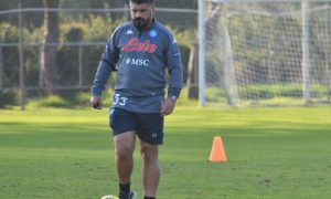 Napoli Allenamento Gattuso Castel Volturno