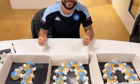 insigne poppella 100 gol torta