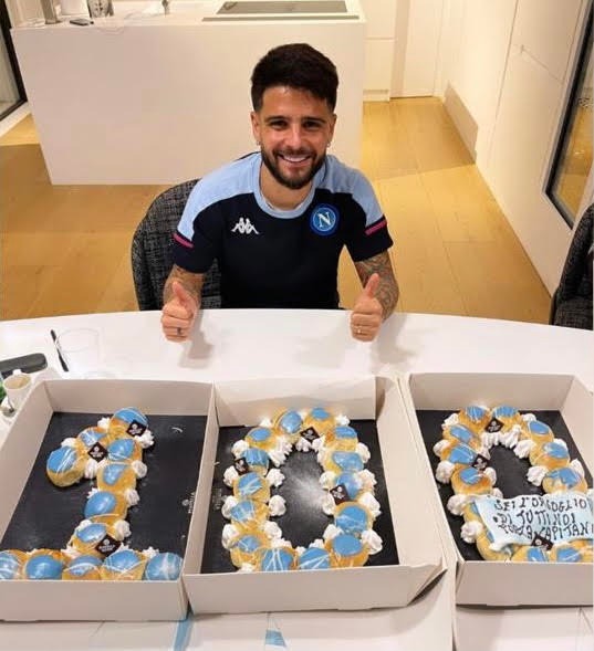 insigne poppella 100 gol torta