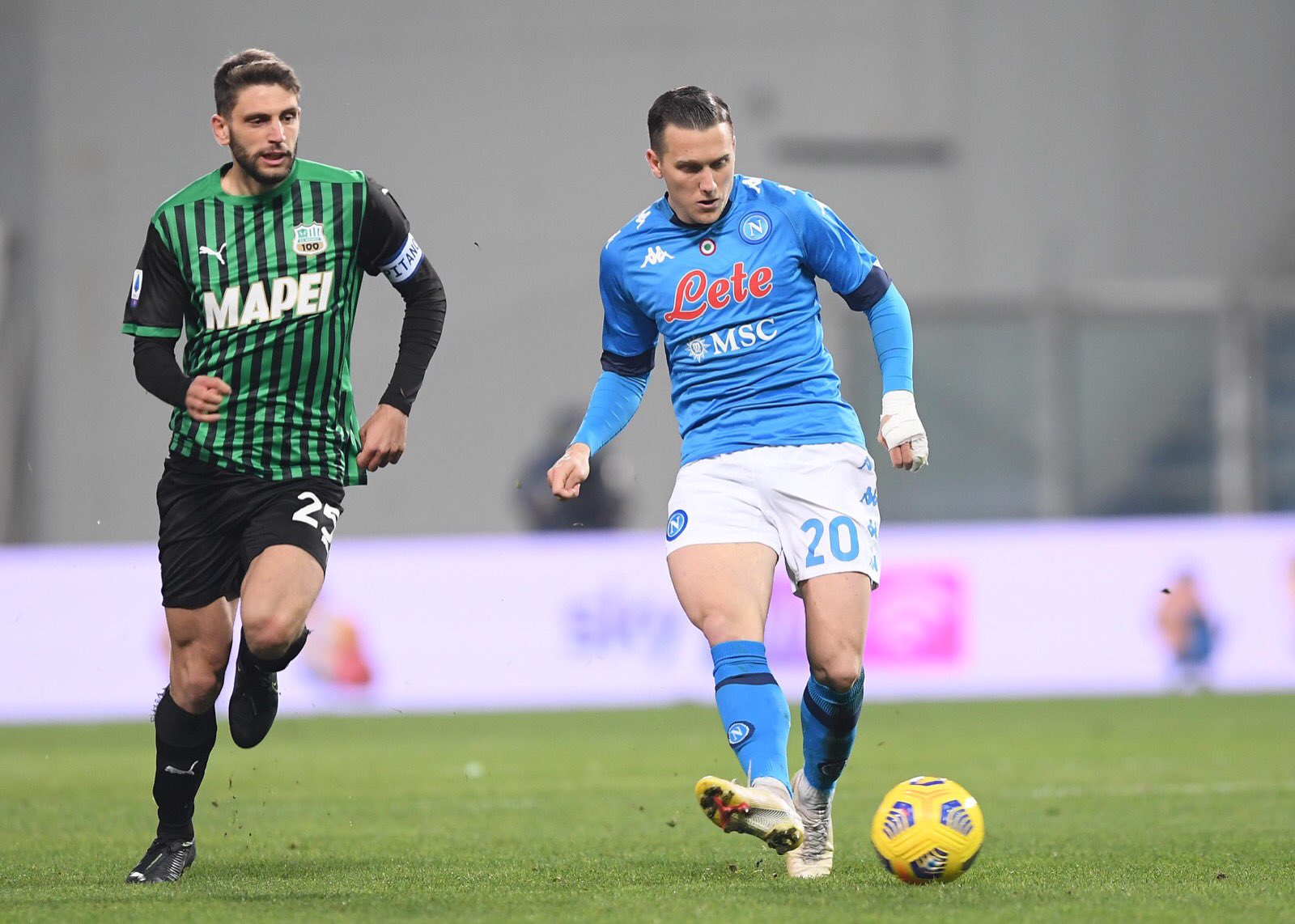 napoli sassuolo zielinski