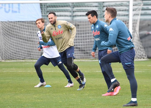 report allenamento napoli 19 marzo