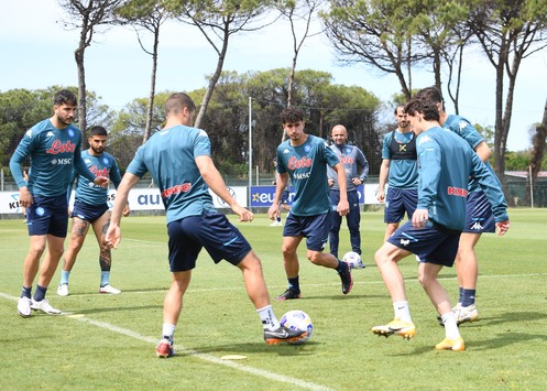 allenamento napoli report