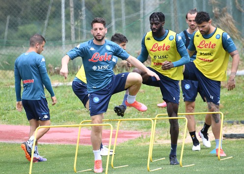 Allenamento Napoli Report