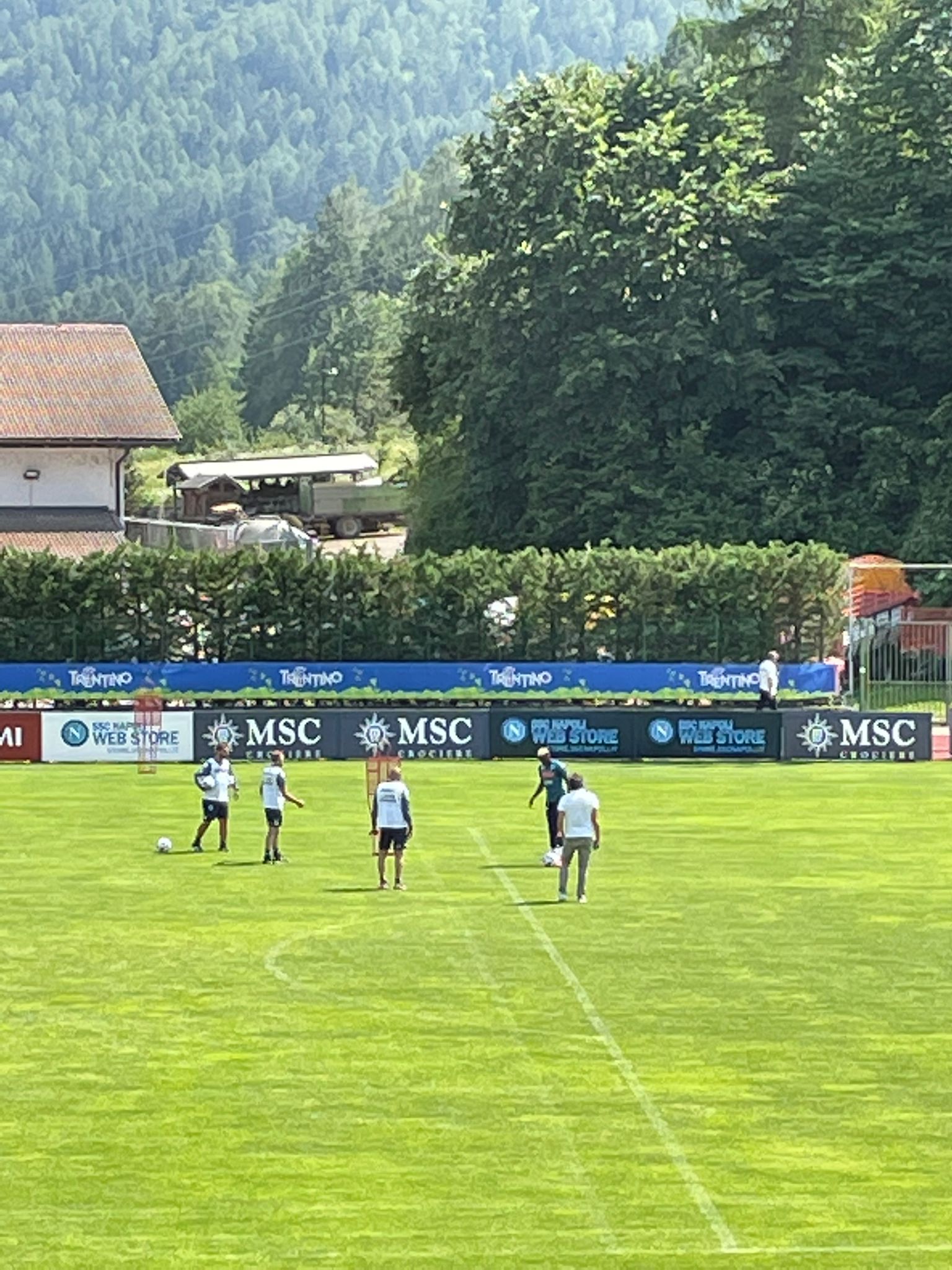 napoli allenamento dimaro