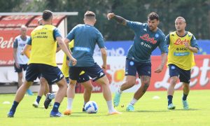 dimaro napoli report allenamento