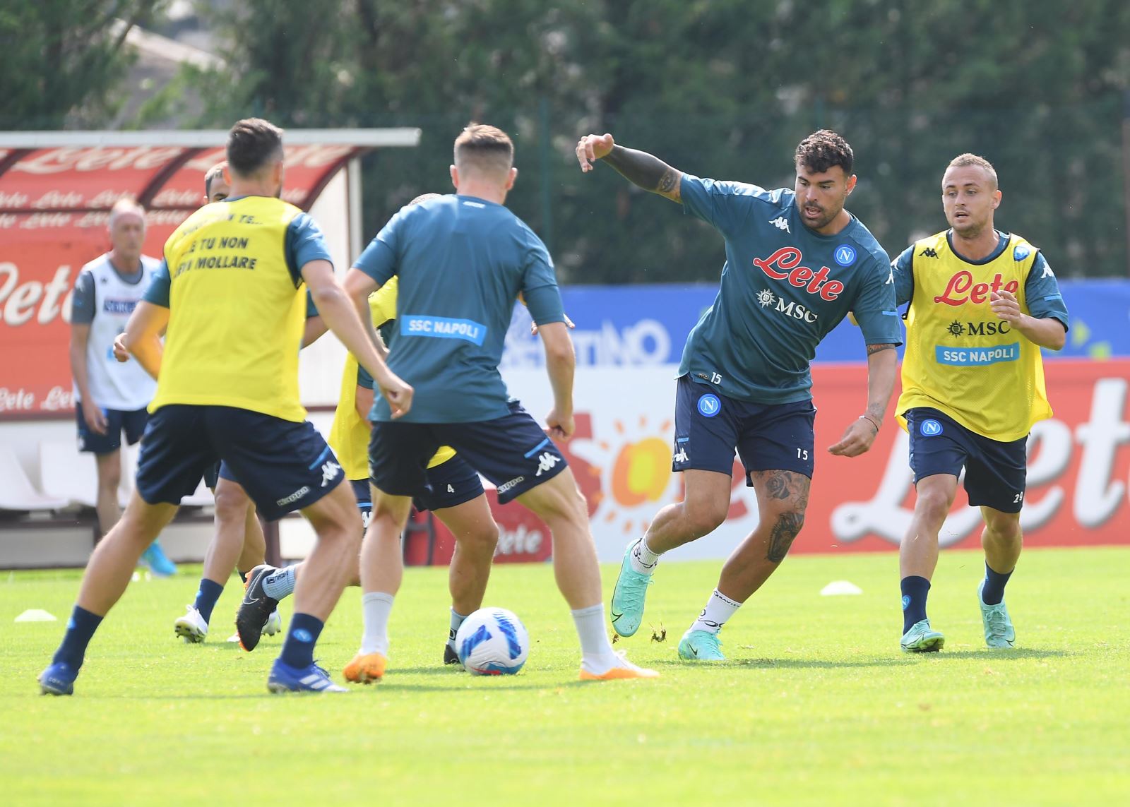 dimaro napoli report allenamento