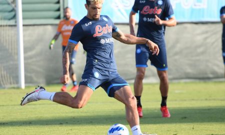 napoli allenamento report