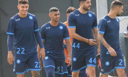 napoli report allenamento