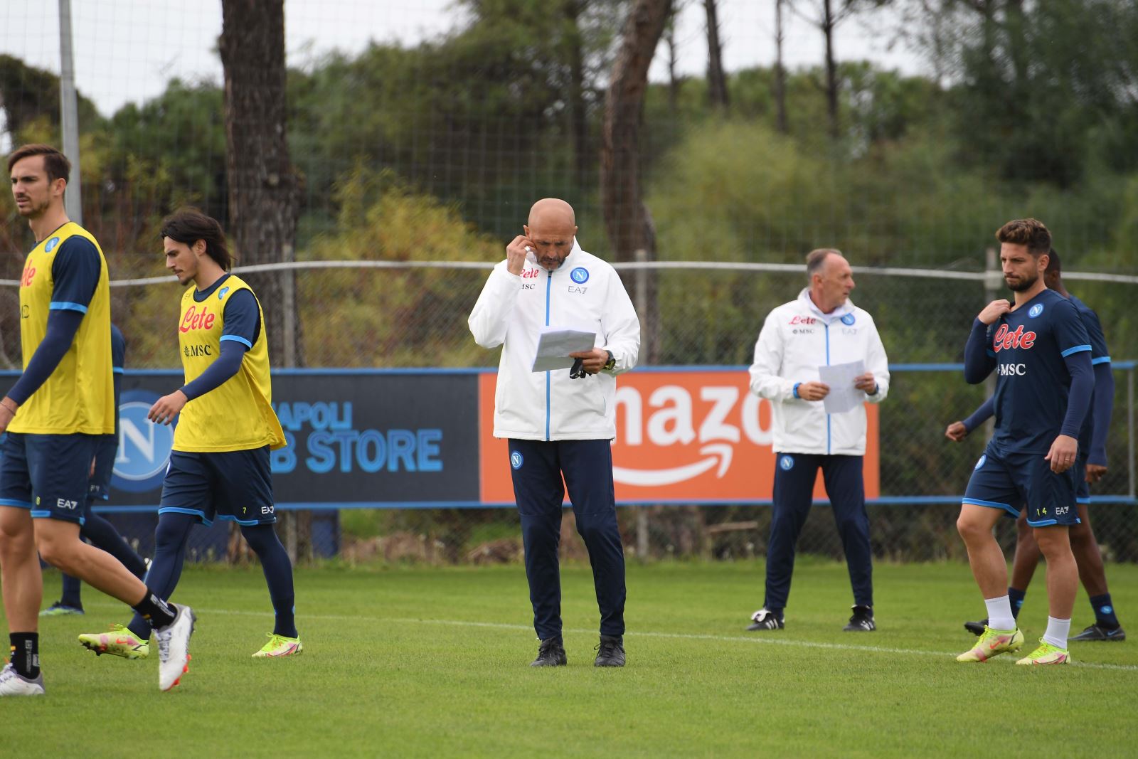 allenamento 18 novembre napoli