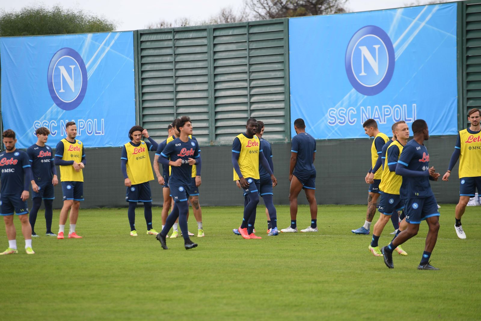 napoli allenamento report 19 novembre